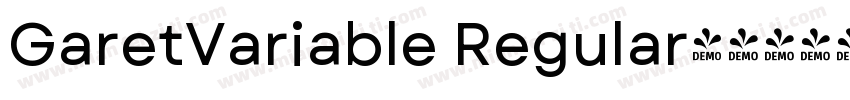 GaretVariable Regular字体转换